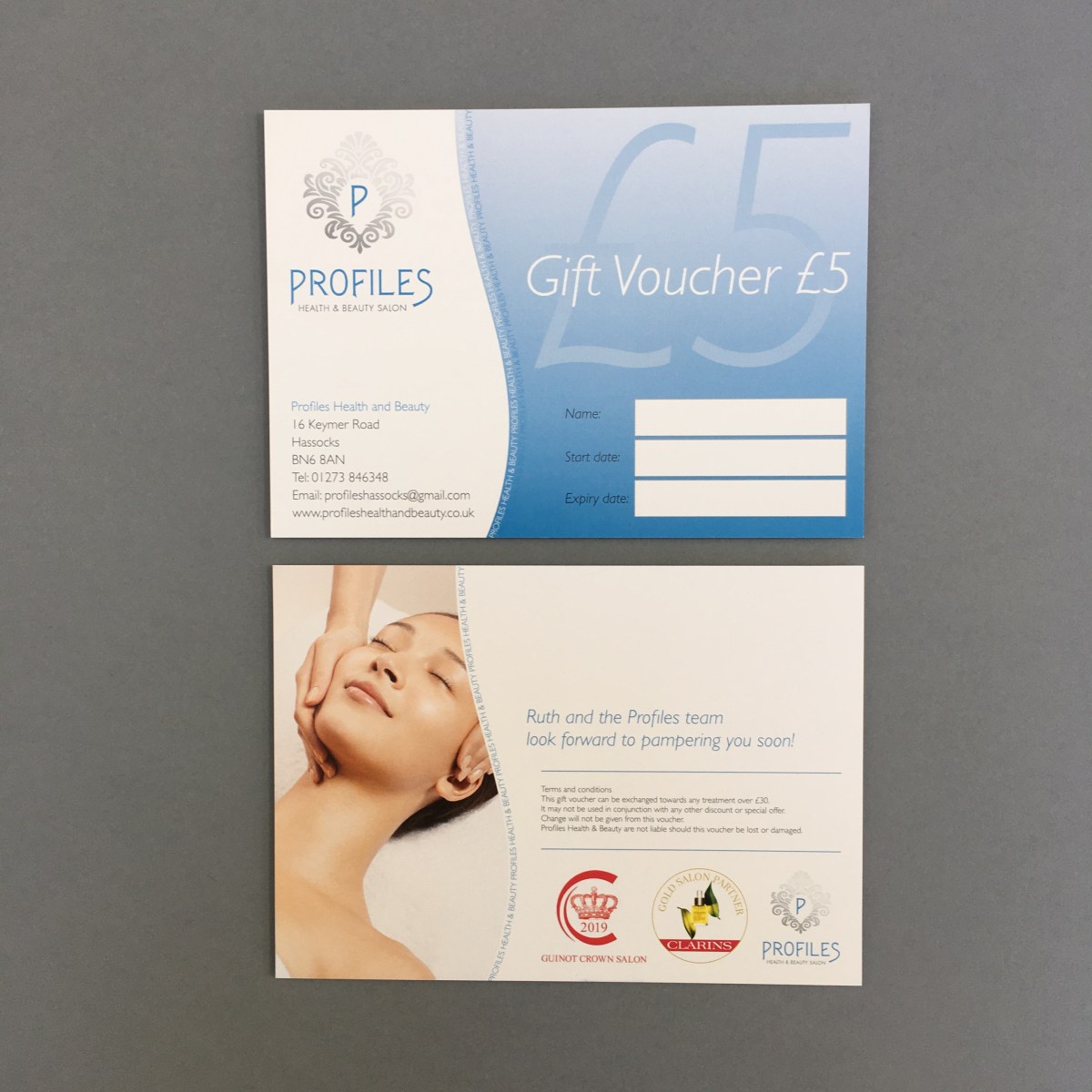 Profiles gift voucher