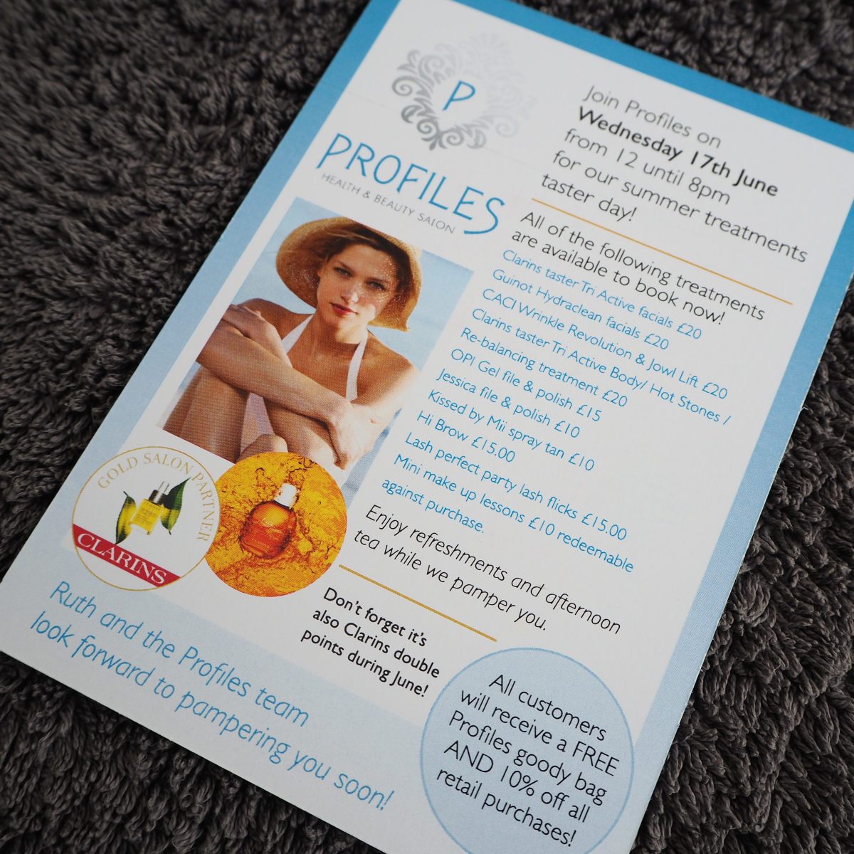 Profiles leaflet