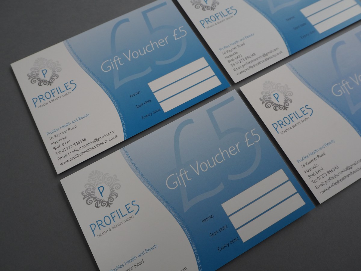 Profiles gift voucher