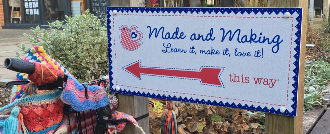 Made and Making signage