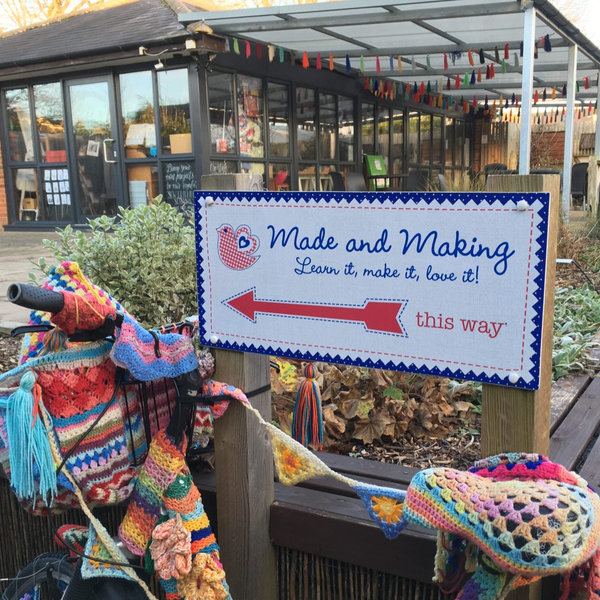 Made and Making signage